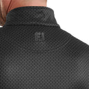 FootJoy Nautical Flag Tonal Chillout 1/4 Zip Pullover - Black