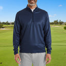 FootJoy Nautical Flag Tonal Chillout 1/4 Zip Pullover - Navy