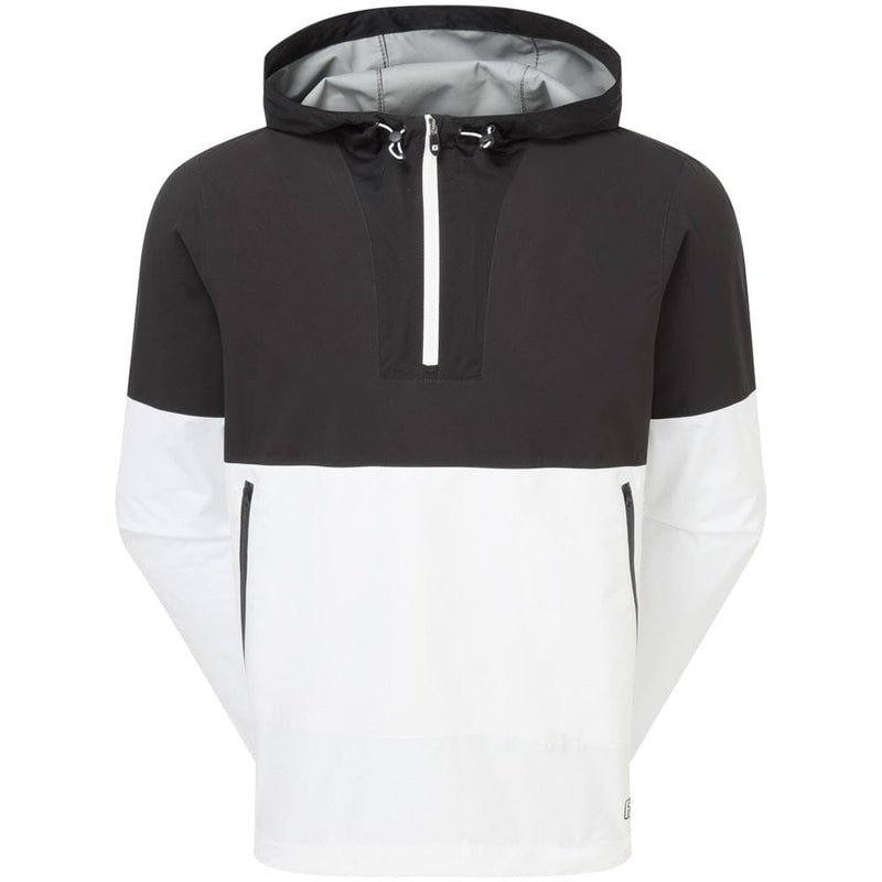 FootJoy Hydrolite X Waterproof Hoodie - Black/White