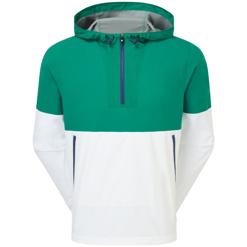 FootJoy Hydrolite X Waterproof Hoodie - Field Green/White