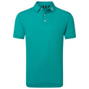 FootJoy Stretch Pique Solid Polo Shirt- Tile Blue