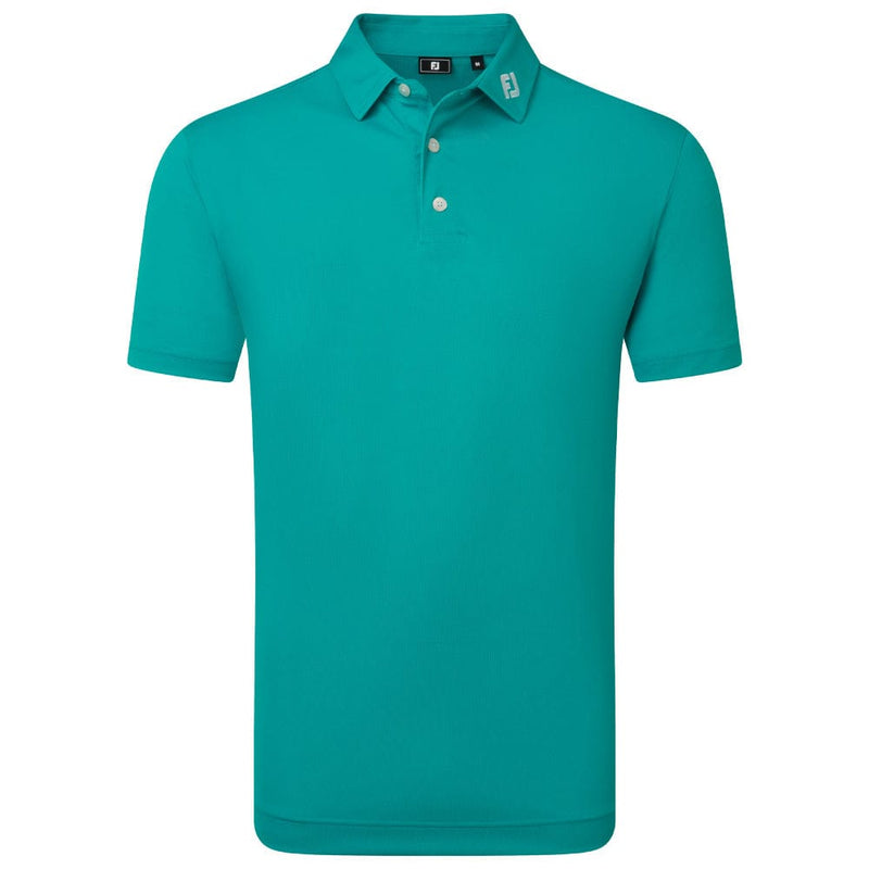 FootJoy Stretch Pique Solid Polo Shirt- Tile Blue