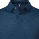 FootJoy Modernist Geo Pique Polo Shirt - Navy Tonal