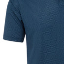 FootJoy Modernist Geo Pique Polo Shirt - Navy Tonal