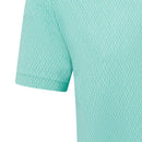 FootJoy Modernist Geo Pique Polo Shirt - Blue Reef/Sea Glass