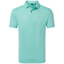 FootJoy Modernist Geo Pique Polo Shirt - Blue Reef/Sea Glass