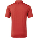 FootJoy Micro Feeder Stripe Lisle Polo Shirt - Red Tonal