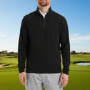 FootJoy Wordmark Chillout 1/4 Zip Pullover - Black