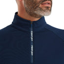 FootJoy Wordmark Chillout 1/4 Zip Pullover - Navy