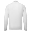 FootJoy Wordmark Chillout 1/4 Zip Pullover - White