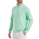 FootJoy Wordmark Chillout 1/4 Zip Pullover - Sea Glass