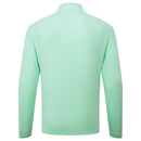 FootJoy Wordmark Chillout 1/4 Zip Pullover - Sea Glass