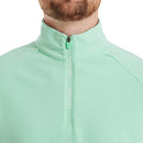 FootJoy Wordmark Chillout 1/4 Zip Pullover - Sea Glass