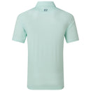 FootJoy Heritage Logo Lisle Polo Shirt  - White/Mint