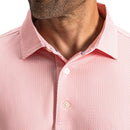 FootJoy Heritage Logo Lisle Polo Shirt  - White/Peach