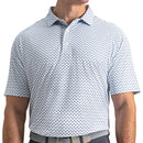 FootJoy Ginko Geo Pique Polo Shirt  - White/Mint