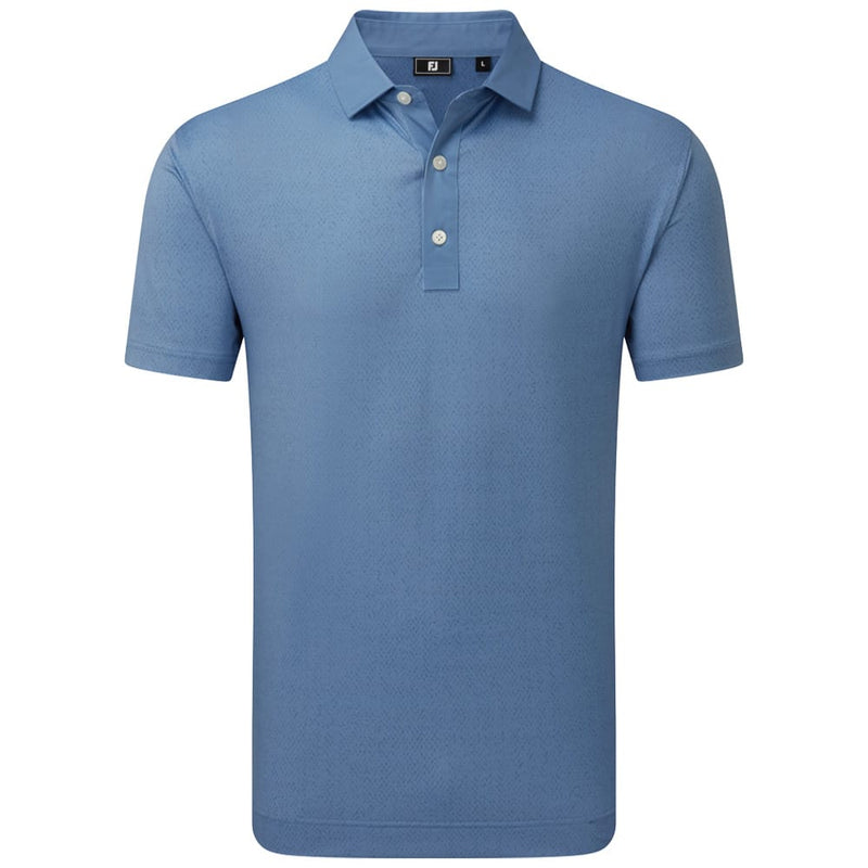 FootJoy Tailor Texture Lisle Polo Shirt  - Riviera Tonal