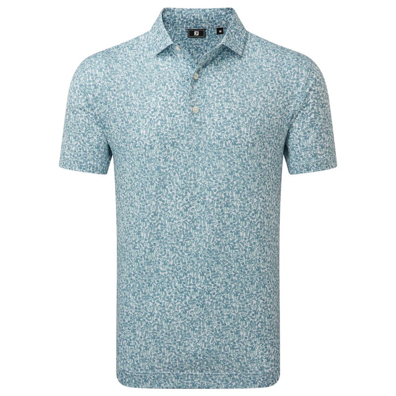 FootJoy Bloody Mary Lisle Polo Shirt  - White/Lavender