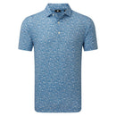 FootJoy Bloody Mary Lisle Polo Shirt  - Riviera/Peach/White