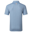 FootJoy Vegas Marker Lisle Polo Shirt  - White/Riviera/Peach