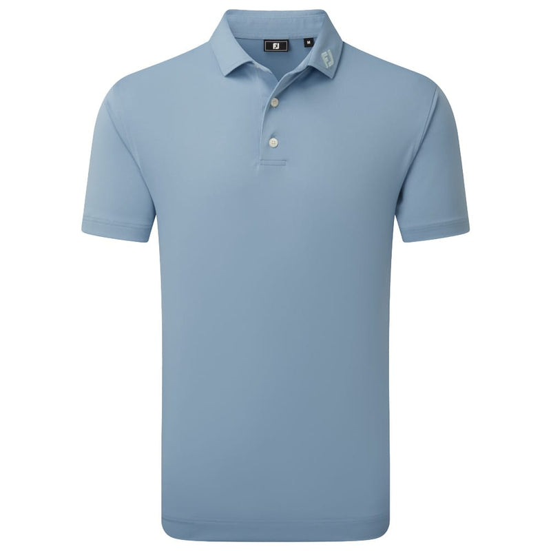 FootJoy Stretch Pique Solid Polo Shirt  - Solid Windward Blue