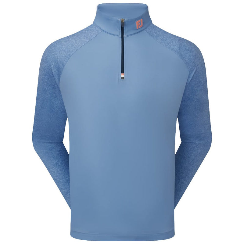 FootJoy Raglan H Block Chill Out Pullover - Riviera Blue