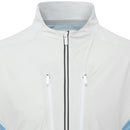 FootJoy Arcus Waterproof Jacket - Oyster Grey/Mid Blue