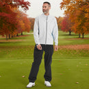 FootJoy Arcus Waterproof Jacket - Oyster Grey/Mid Blue