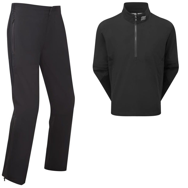 FootJoy Hydrolite X/Arcus Waterproof Rain Suit - Black