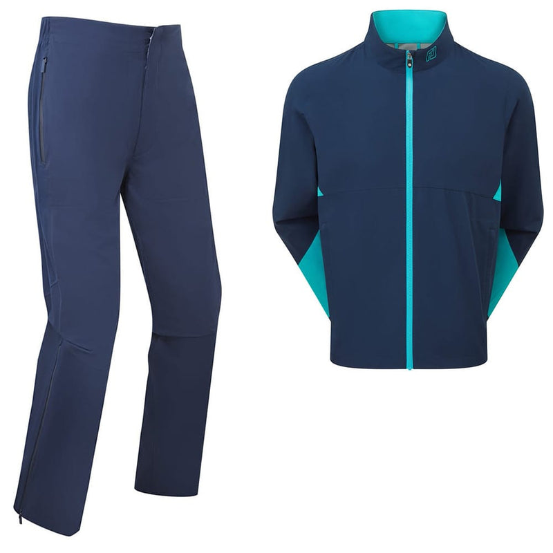 FootJoy Hydrolite X/Arcus Waterproof Suit - Navy/Lake Blue/Navy