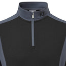 FootJoy Thermoseries Blocked Midlayer - Black/Charcoal