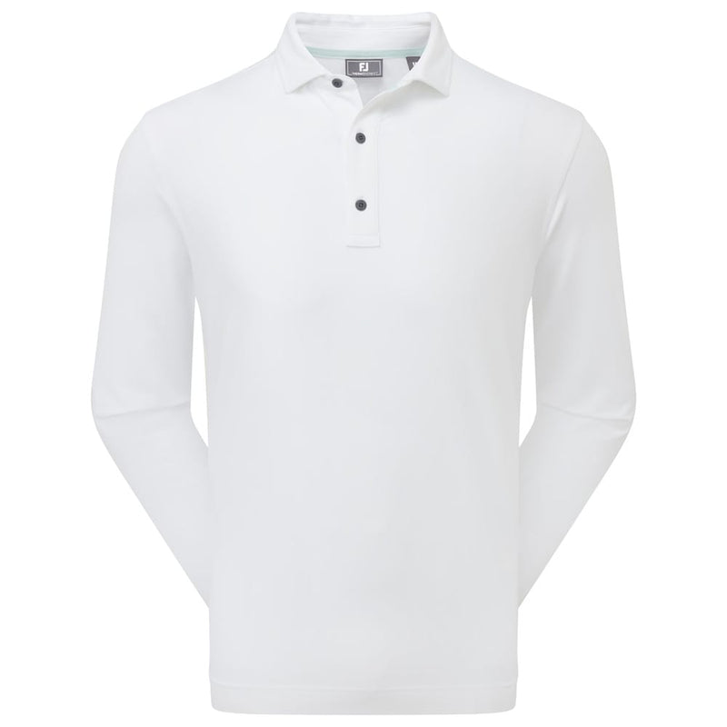 FootJoy Thermoseries L/S Polo Shirt - White