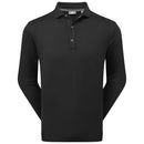 FootJoy Thermoseries L/S Polo Shirt- Black