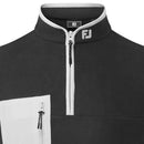 FootJoy Polar Fleece Chill-Out Pullover - Black/Grey