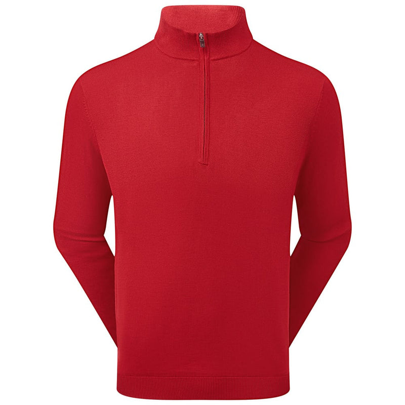 FootJoy Drirelease 1/2 Zip Sweater - Red