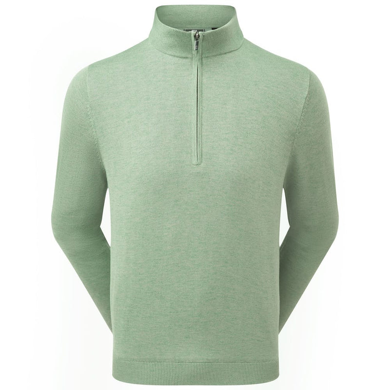 FootJoy Drirelease 1/2 Zip Sweater - Heather Lichen