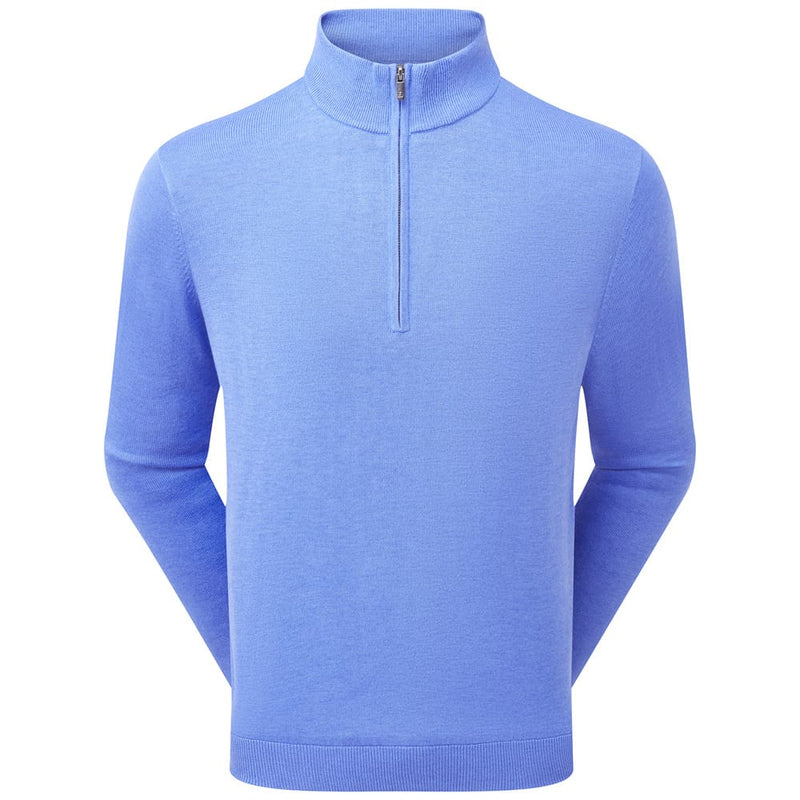 FootJoy Drirelease 1/2 Zip Sweater - Heather Blue