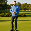 FootJoy Drirelease 1/2 Zip Sweater - Heather Blue