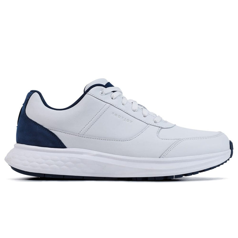 FootJoy Hampton Waterproof Spikeless Shoes - White/Navy