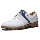 FootJoy Premiere Series Packard LX Spiked Waterproof Shoes - White/Navy/White