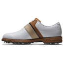 FootJoy Premiere Series Packard LX Spiked Waterproof Shoes - White/Blue/Brown