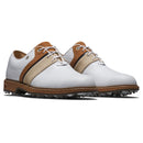 FootJoy Premiere Series Packard LX Spiked Waterproof Shoes - White/Blue/Brown