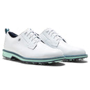FootJoy Premiere Series Field Waterproof Spiked Shoes - White/Mint/Blue Field