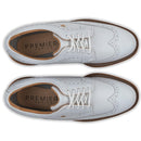 FootJoy Premiere Series Marquis Waterproof Spiked Shoes - White/White/Brown