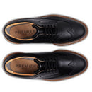 FootJoy Premiere Series Marquis Waterproof Spiked Shoes - Black/Black/Brown