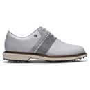 FootJoy Premiere Series Packard Waterproof Spiked Shoes - White/Grey/White