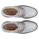 FootJoy Premiere Series Packard Waterproof Spiked Shoes - White/Grey/White