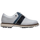 FootJoy Premiere Series Packard Waterproof Spiked Shoes - White/Navy/White