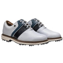 FootJoy Premiere Series Packard Waterproof Spiked Shoes - White/Navy/White