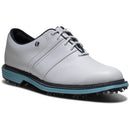 FootJoy Premiere Series Packard Waterproof Spiked Shoes - White/Navy/Blue